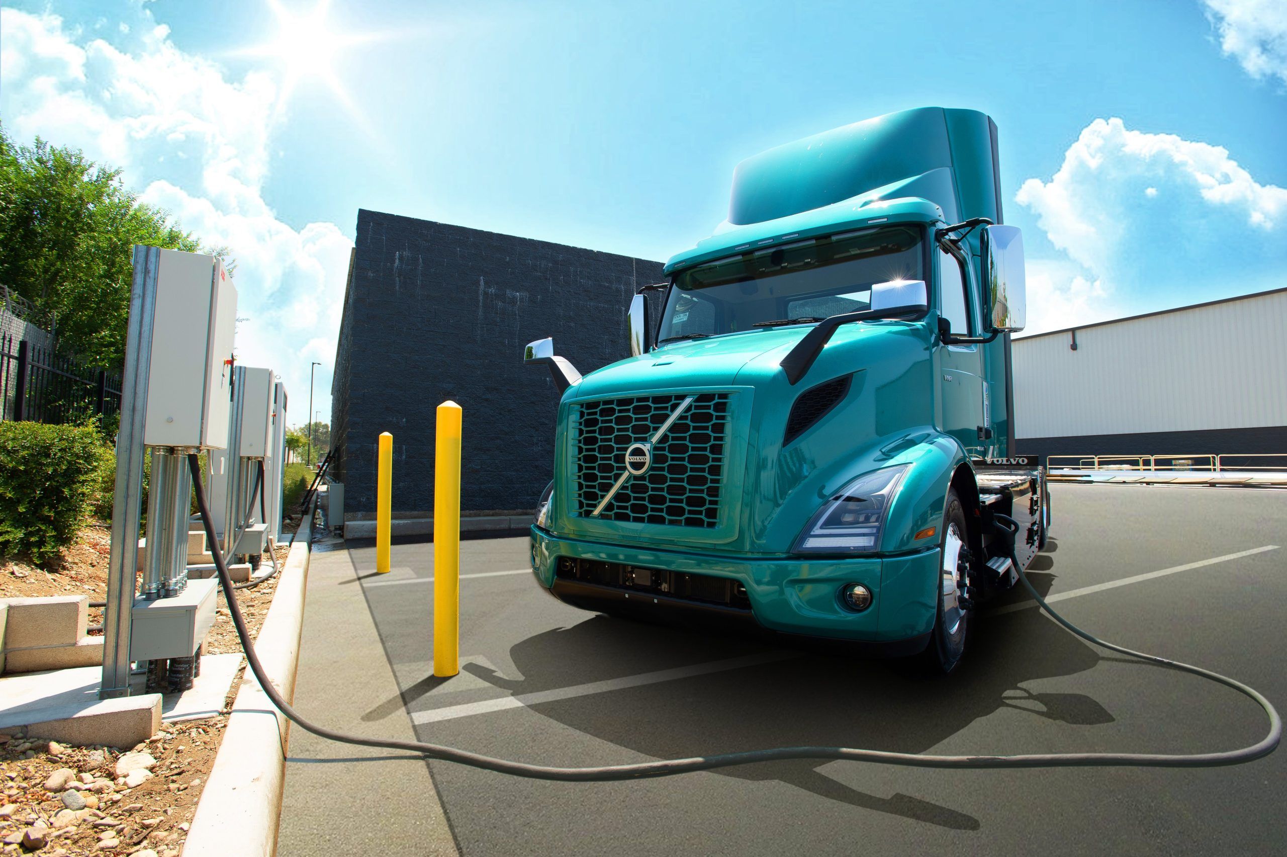 VNR Electric Charging Volvo Trucks North America