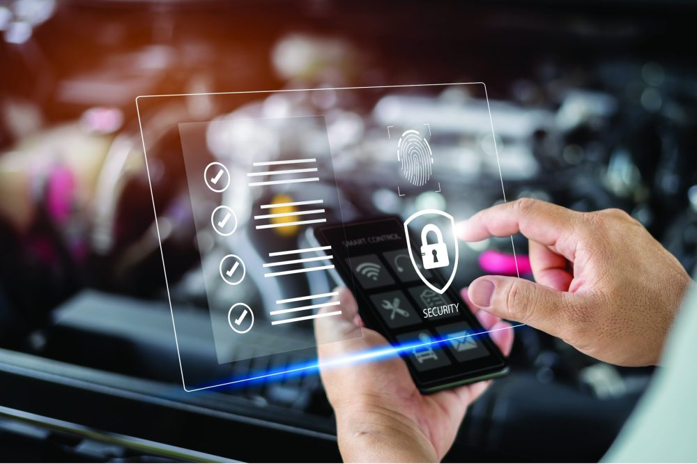 Protection,And,Security,Of,Vehicle,Data,On,Virtual,Screens,Concept,