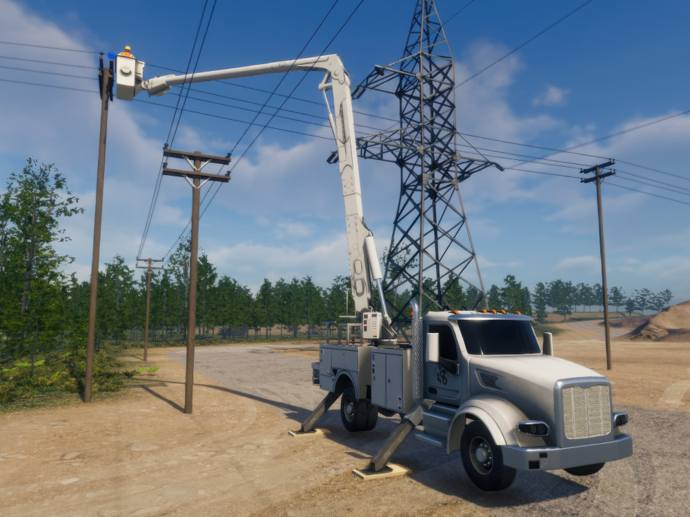 CM Labs Announces Bucket Truck Simulation Curriculum