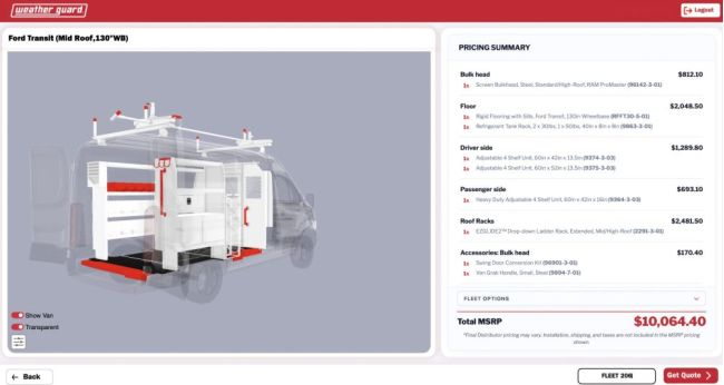Weather Guard Configurator