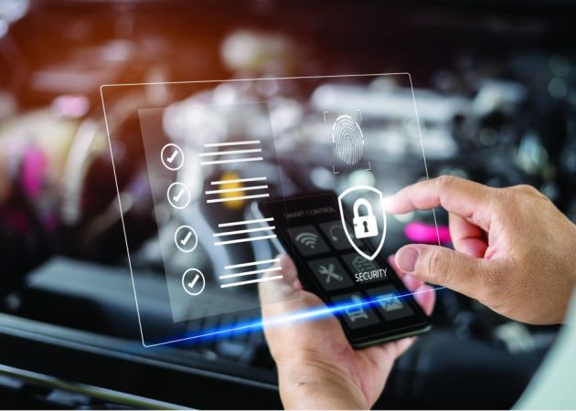 Protection,And,Security,Of,Vehicle,Data,On,Virtual,Screens,Concept,